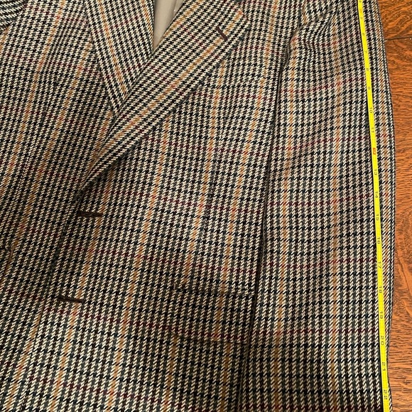 Vintage Plaid Wool Blazer - Picture 6 of 7